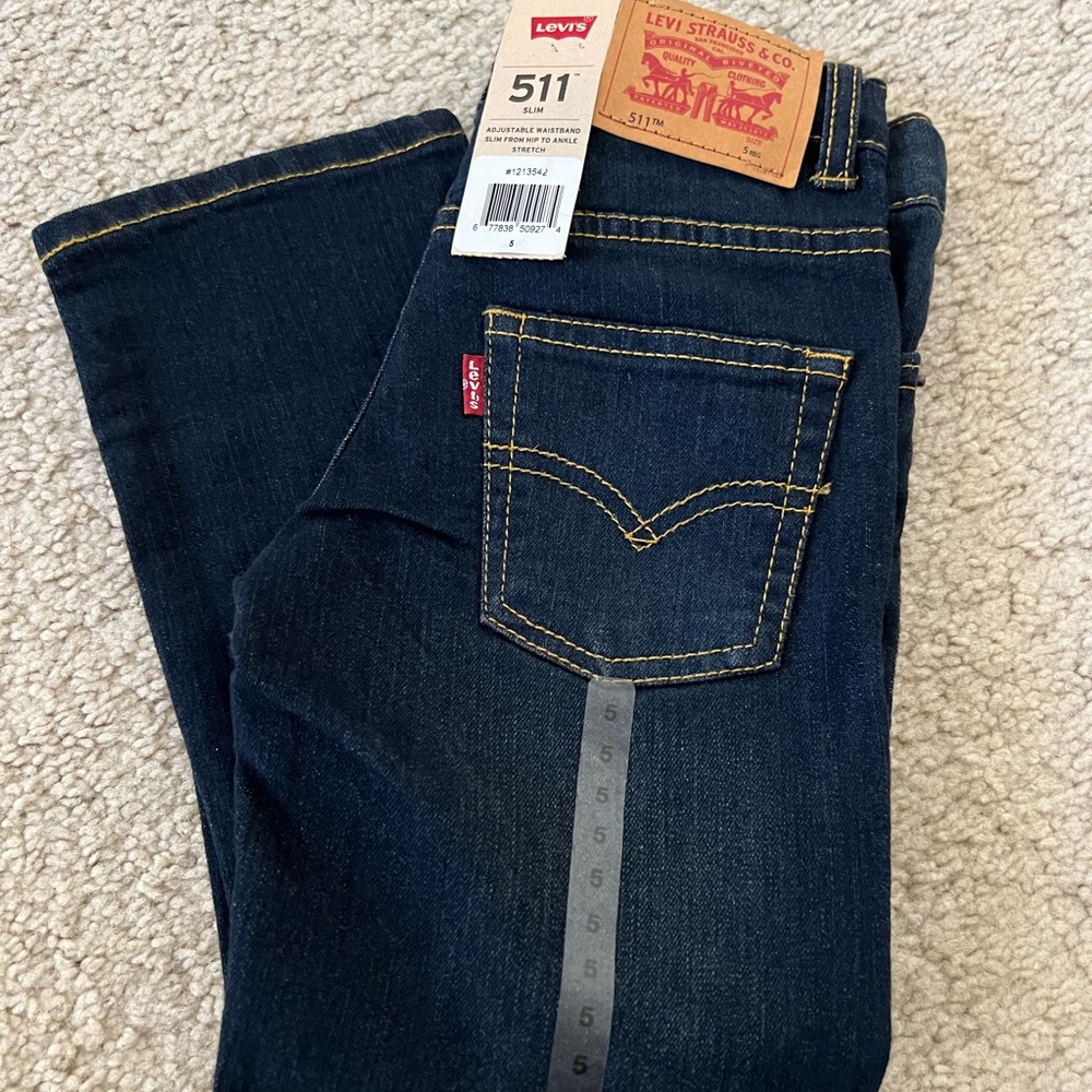 Levi’s 511 boys denim slim straight jeans